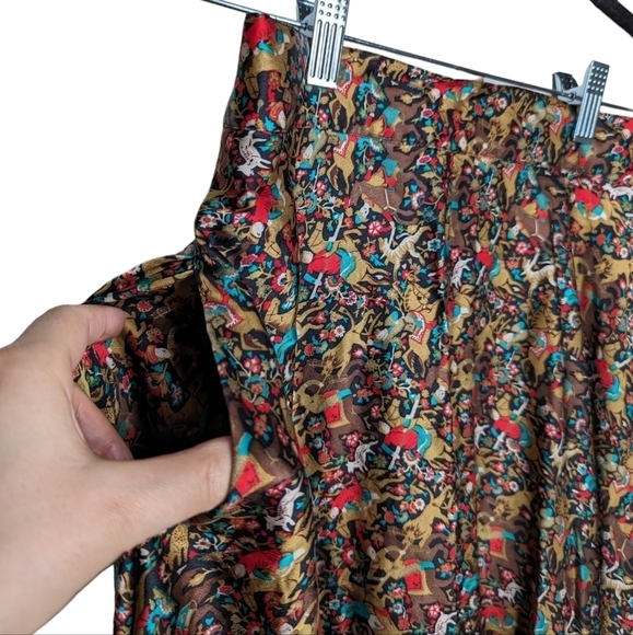 Baldanza vintage silk skirt sz 6 - Picture 4 of 8